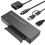 Adaptador USB 3.0 para , Compatível com Discos Rígidos Externos de 2,5/3,5 Polegadas (HDD/SSD) e Unidades Ópticas - Plugue Americano 4