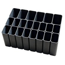 22 Grids USB Cable Storage Box/Tray, Desktop Cable Storage 3D Printing for Desktop Drawers in Homes and Offices