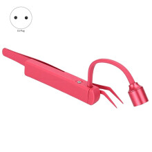 Lash Tweezers Lamp,1W LED Portable Bendable Hose Design with 180 Rotation Adjustment for Eyelash Extension Red EU Plug