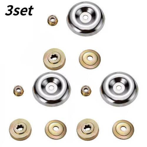 3 Set Universal Lawn Mower Trimmer  Adapter with Fixing Nut Kit for Grass Cutter Blade Replacement 1