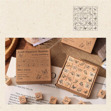 Cute Butterfly Weather Symbols Wood Stamps - DIY Supplies for Scrapbooking,Hobby Crafts,Junk Journaling Collection