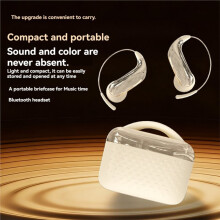 Casque  6.1 avec Fonction de Traduction IA, Affichage Numérique Intelligent, Double Contour D'Oreille, Casque Compact et Portable B