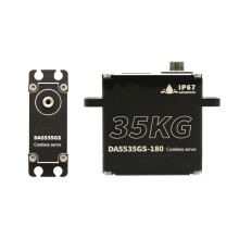 DA5535GS 35 Kg Servo 360 Digital-MetalLgetriebe-Servo Ohne Kern, IP67 Wasserdicht für RC-Cars im Maßstab 1:8/1:10/1:12