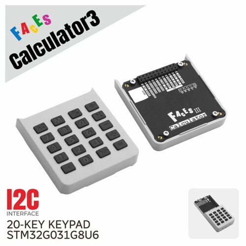 Faces Calculator3 Calculator Input Panel 20-Key Faces Calculator Panel V3.0 for Faces Bottom Series 2
