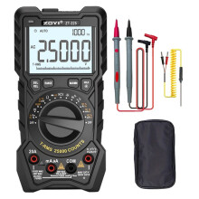 ZOYI ZT-225 Professional Digital Multimeter 1000V Analog Bargraph Display Capacitance Resistance Tester for Electrician