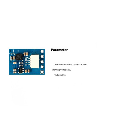 HGLRC QMC5883P Compass Magnetometer Sensor for Quad Flight Controller Drone FPV Multirotor Navigation Orientation Board QMC5883L