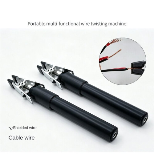 Portable Electric Wire Twisting Machine, USB 5V Handheld Wire Twister Tool, Adjustable Speed Forward-Reverse 2
