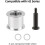 X-Axis Component Idler Wheel for  H2 Series 3D Printer Smooth and Stable Motion Idler Pulley for H2S H2D 8