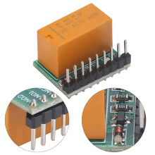 5 Pack 1 Channel 12V DPDT Relay Module, Relay for PCB Board for Raspberry Pi