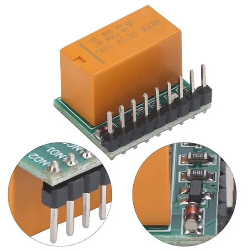 5 Pack  1 Channel 12V  DPDT Relay Module, Relay for  PCB Board for  Raspberry Pi