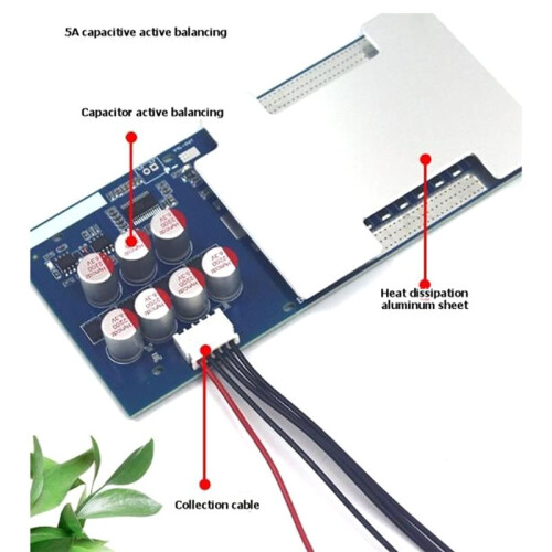 Capacitive Protection Board for 4S 12V Batteries: 5A Active Balancing Current, Peak150A Metal Case 1