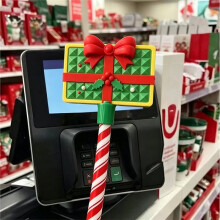 Wand Tap to Pay, Christmas Payment Magic Wand, Card Reader Payment,Holiday Checkout Prop, Fun Santa Payment Accessory