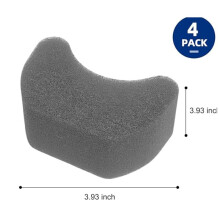 4 Unidades de Filtro de Espuma HX101, Repuesto de Algodón de Espuma Limpia para el Limpiador de Manchas para StainForce HX101 HX105 HX102BRN