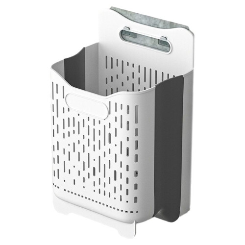 Wall-Mounted Foldable Laundry Basket - Space-Saving Collapsible Hamper for Bathrooms, Bedrooms and Laundry Rooms