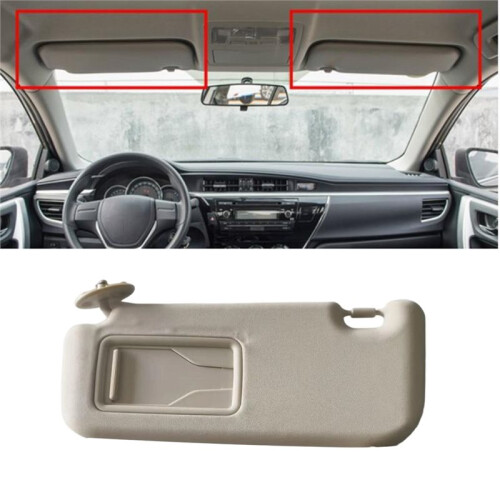 Car Sunshield Sunvisor Makeup Mirror Interior Sun Visor for   2019-2024 Left