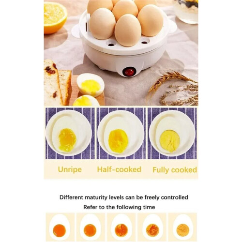 Electric Portable Double Layer Egg Steamer Cooker Poach Boil Steam Eggs Veggies Breakfast Maker Machine EU Plug