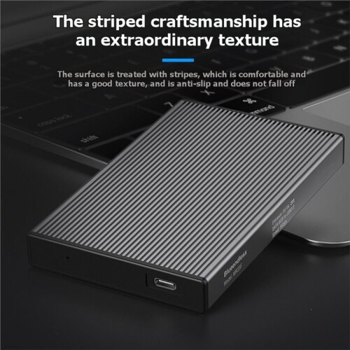 Blueendless 2.5 Inch Hard Drive Case  Type-C Hard Drive Enclosure Case for Laptop PC External HD Case Thickened Version