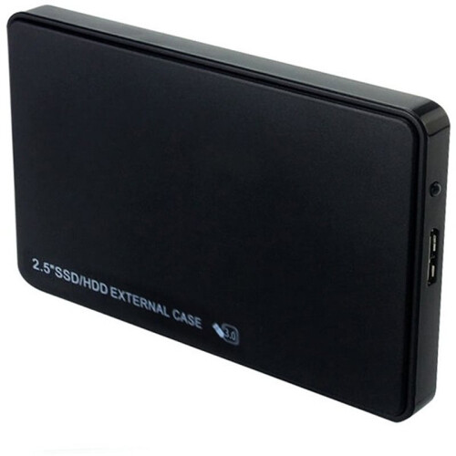 Gabinete para Disco Rígido  de 2,5 Polegadas com USB 3.0, 5 Gbps, Caixa Externa para Disco Rígido Móvel para SSD  de 2,5 Polegadas 2