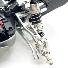RC Car Upgrade Rear Upper Control Arm Kit for MJX 1/16 16213 16218 16207 M162 RC Car Upgrade Accessories Silver