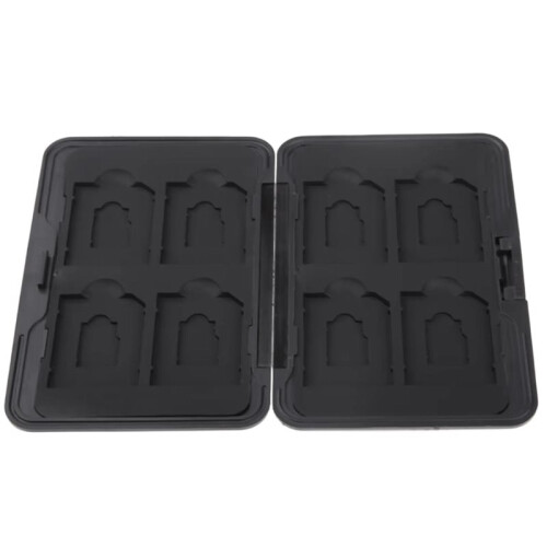 Memory Card Holder Protector Portable Small Plastic Memory Card Storage Box Organizer Accessories for SDXC Black 1