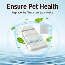 Filtres Rechange pour Fontaine Eau pour Chiens pour Pawdrate : Cartouches Charbon et Coussinets en Mousse pour Système Filtration D'Eau Fontaine pour