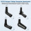 8Pack 47431 Soft Elbow Vacuum Tubing Connector Assortment for Dorman 6