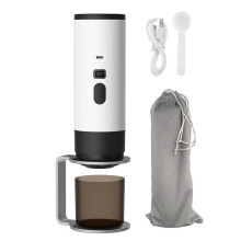 Coffee Machine Portable Espresso Coffee Maker Wireless Electric for Car Home Camp Coffee Maker Capsule Powder Travel