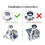 Motorcycle Push Button Solenoid Cover  Engine  for  1991-2017 Softail Dyna Sposter  Twin Model 2