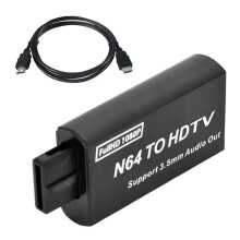 HDTV Converter with -Compatible Cable Adapter for N64 NGC SNES SFC Game Console Connect TV Convert Adapter Cord