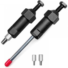 2 St Kraftiga Verktyg för Att Rensa Fettnipplar med 2 Adaptrar, 600PSI Fettrensare för Härdad Smörjmedelsansamling