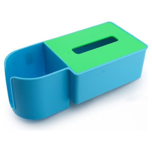 Sewing Machine Desktop Large Capacity Storage Box, Multi Compartment Organizer for Tissue Water Cup Scissors B