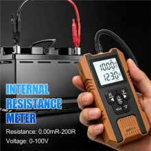 Testeur de Résistance de Batterie Portable avec Pince pour Batteries Plomb-Lithium-NiCd et Cadmium