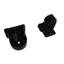 Fishing Rod Clips Kit 10 Adjustable Fishing Pole Rod Holder Clips and 10 Fixing Base Billiards Cue Clip Pole Rods Holder