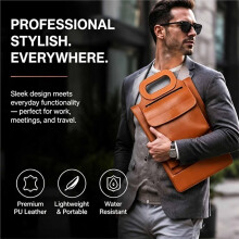 Wireless Charging Laptop Backpack with Built-in Power Bank, Water-Resistant for Work, School & Business Trips Black