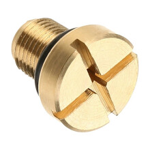 10Pcs Radiator Overflow Coolant Expansion Tank Bleeder Screw Gold 17111712788 for E36 E39 E46 Etc