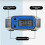 3/4 Inch Digital Water Meter, Female NPT Threads, Inline Flow Meter Turbine Flow Meter Fuel Flow Meter 3