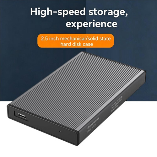Blueendless 2.5 Inch Hard Drive Case  Type-C Hard Drive Enclosure Case for Laptop PC External HD Case Thickened Version 2