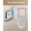 9 Pack Mopping Pads for Mova N1 Window Cleaning Robot, Washable Microfiber Mop Pad Window Cleaning Replacement 3