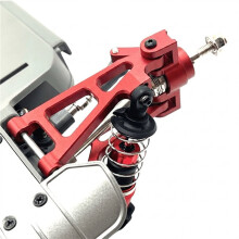 Kit de Braços de Controle Inferiores Dianteiros para Upgrade de Carro RC para MJX 1/16 16212 16213 16218 - Acessórios de Upgrade - Vermelho