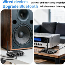 6.0 Digital Audio Receiver 3.5mm AUX for-RCA Coaxial Fiber Optic USB U-Disk Karaoke Wireless Audio Adapter