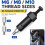 Heavy-Duty Grease Fitting Cleaner Tool Clear Blocked Lubrication Lines Grease Fitting Unclogging Tool with 2 Adapter 5