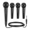 4 Pack Dynamic Microphone with Cable 6.35mm Wired Microphone for Singing, Karaoke, Dj, Stage Speech 1