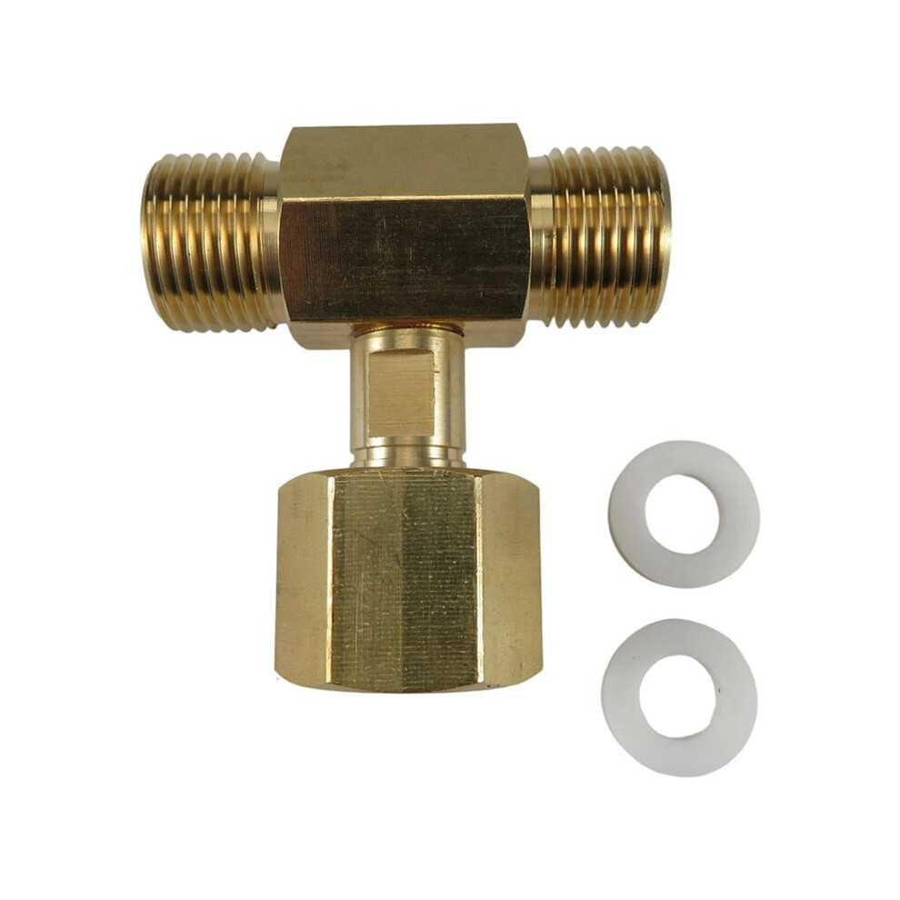 Co2 Cylinder Tanks Adapter Converter Tees Adapter Co2 Tanks Bottle Tees Fitting 3 Way Connector Sodas Cylinder Converter 6033300762259