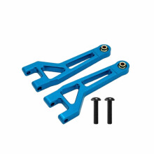 Kit di Bracci di Controllo Superiori Anteriori per Auto RC per MJX 1/16 16212 16213 16218, Accessori per Auto RC, Colore Blu.