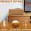 Cable Management Box Handmade Rattan Cable Organizer Cord Basket with Lock, Large Ventilated Storage 2