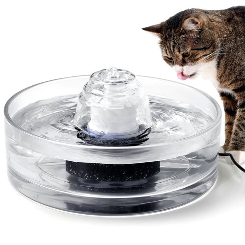 Fonte de Água em Forma de Gato, Modelo com Interface USB de 2,7 Litros e Bomba Ultrassilenciosa. 2
