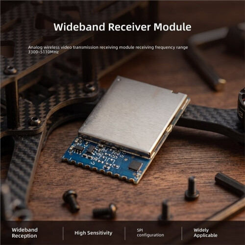 RX4500 SPI 3300-5110MHz Receiver Module 4.5G VRX FPV Wireless Video Receiver Module Analog Wireless Video Receive Module 2