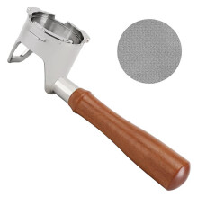 54mm Bottomless Portafilter for Luxe Café Premier ES601 and Pro ES701 Filter Holder with Puck Screen,Wooden Handle
