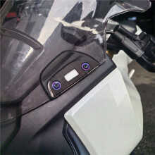 Rearview Mirrors Decorative Cover Mirror Base for 450SR 450 SR 450SR-S 675SR 675SR-R 2022-2026 Black