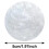 100pcs Round SliceCapiz Shell Bead 2 Inch Flat Round Shell Pieces 2 Hole Seashell Connector Charms for DIY Wind Chimes 9